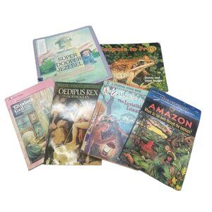 lot of 6  kids books 4 chapter 2 younger varied ages mystery frogs READ